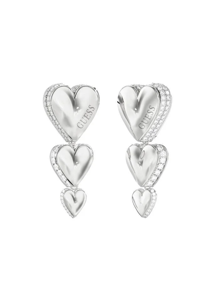 جس أقراط متدلية قلوب متعددة